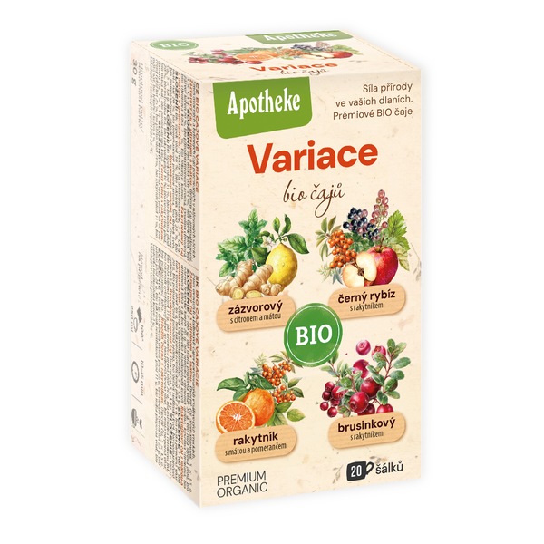 Apotheke BIO Čajové variace nálevové sáčky 20 g