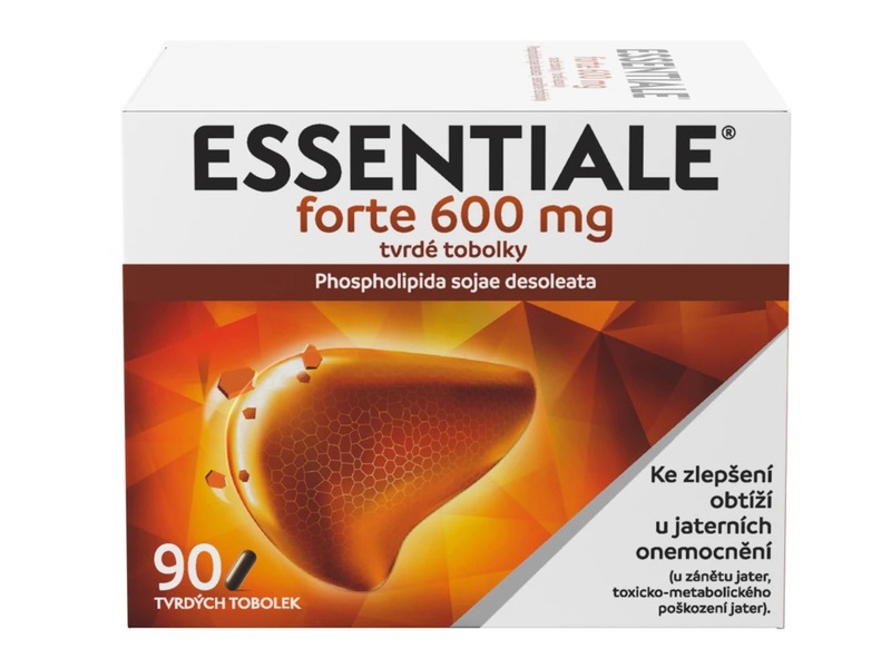 Essentiale Forte 600 mg 90 tvrdých tobolek