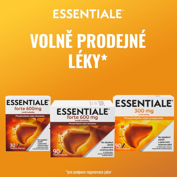 Essentiale Forte 600 mg 90 tvrdých tobolek