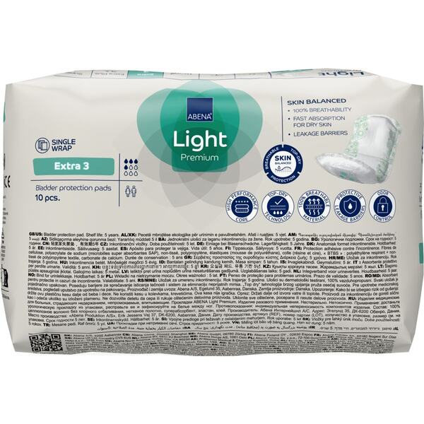 Abena Inkontinenční vložky Light Extra 3. 10 ks