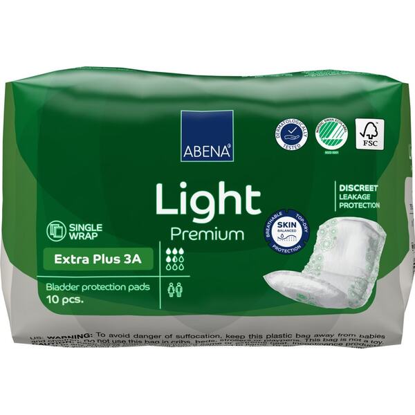Abena Inkontinenční vložky Light Extra Plus 3A. 10 ks