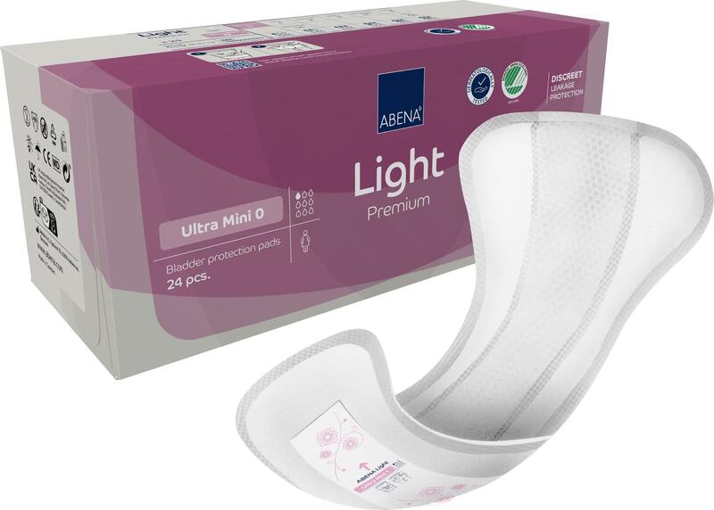 Abena Inkontinenční vložky Light Ultra Mini 0. 24 ks