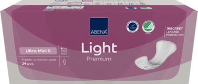 Abena Inkontinenční vložky Light Ultra Mini 0. 24 ks