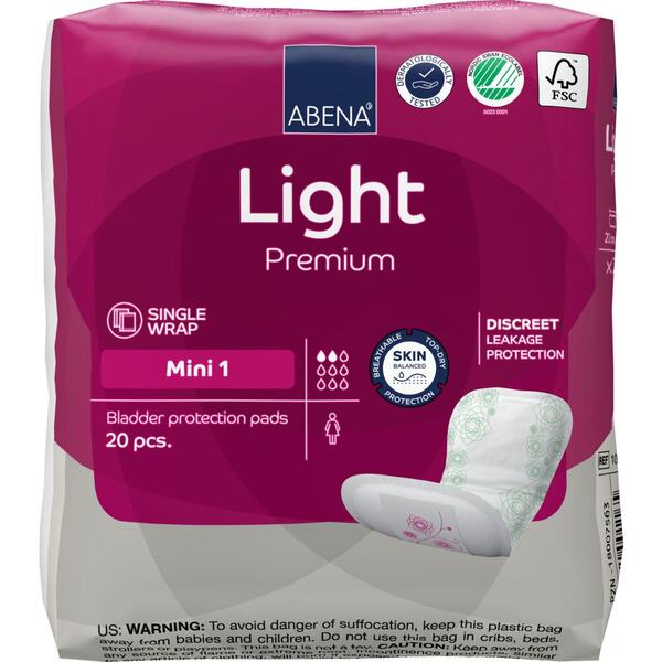 Abena Inkontinenční vložky Light Mini 1. 20 ks