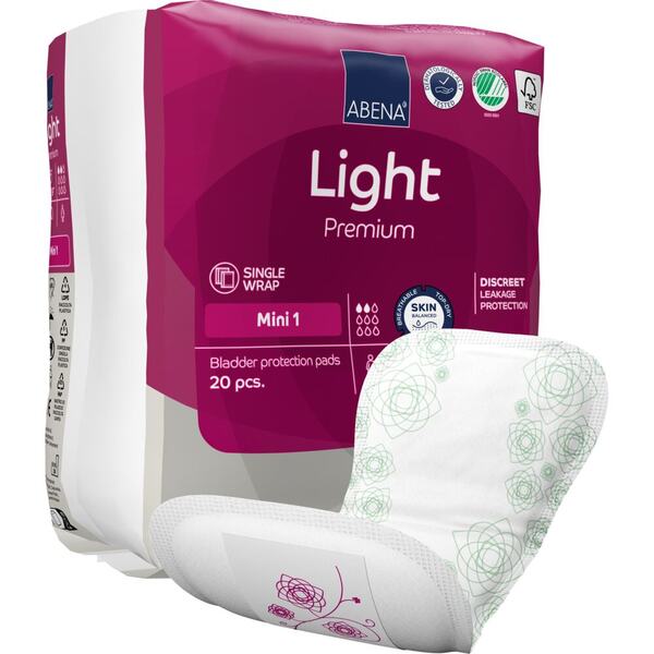 Abena Inkontinenční vložky Light Mini 1. 20 ks Abena Inkontinenční vložky Light Mini 1. 20 ks