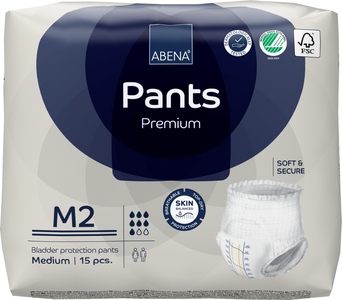 Abena Pants Premium Inkontinenční navlékací kalhotky M2. 15 ks