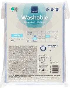 Abena Pratelná podložka se záložkami 75x85 cm 1 ks
