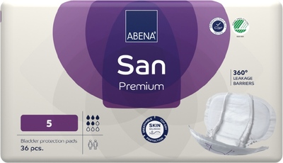 Abena San Premium Inkontinenční pleny 5. 36 ks