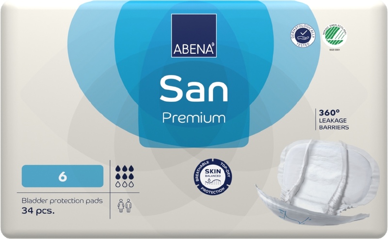 Abena San Premium Inkontinenční pleny 6. 34 ks Abena San Premium Inkontinenční pleny 6. 34 ks