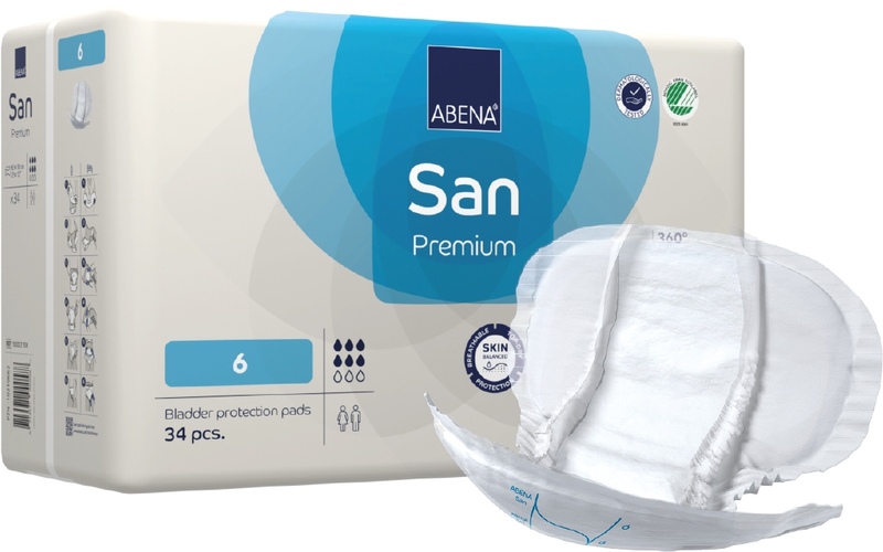 Abena San Premium Inkontinenční pleny 6. 34 ks Abena San Premium Inkontinenční pleny 6. 34 ks