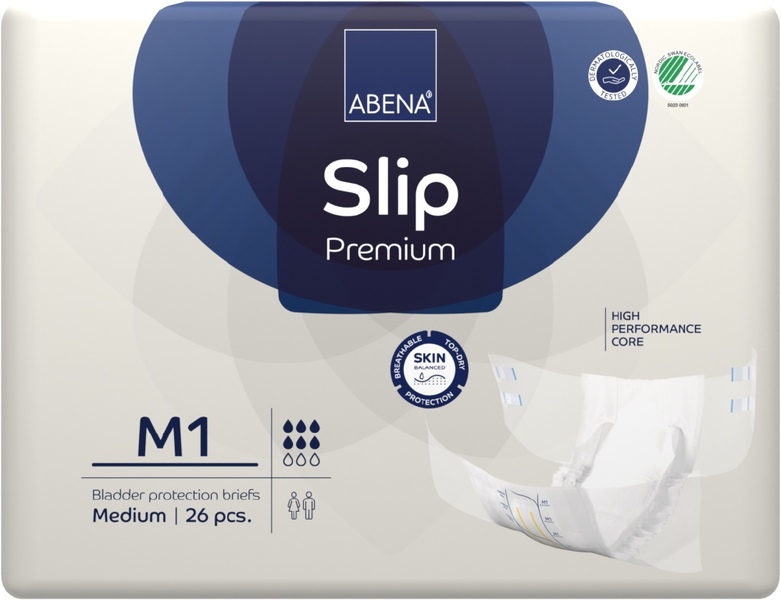 Abena Slip Premium Inkontinenční kalhotky M1. 26 ks