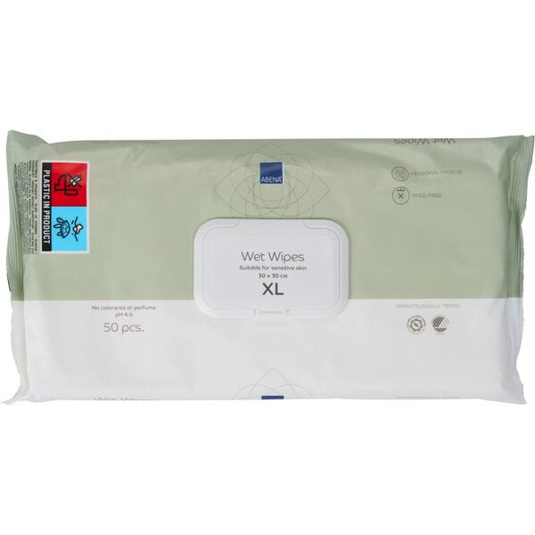 Abena Wet Wipes Vlhčené čisticí ubrousky XL 30x30 cm 50 ks Abena Wet Wipes Vlhčené čisticí ubrousky XL 30x30 cm 50 ks