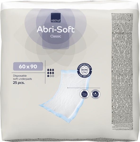 Abri Soft Classic Inkontinenční podložky 60x90 cm 25 ks Abri Soft Classic Inkontinenční podložky 60x90 cm 25 ks