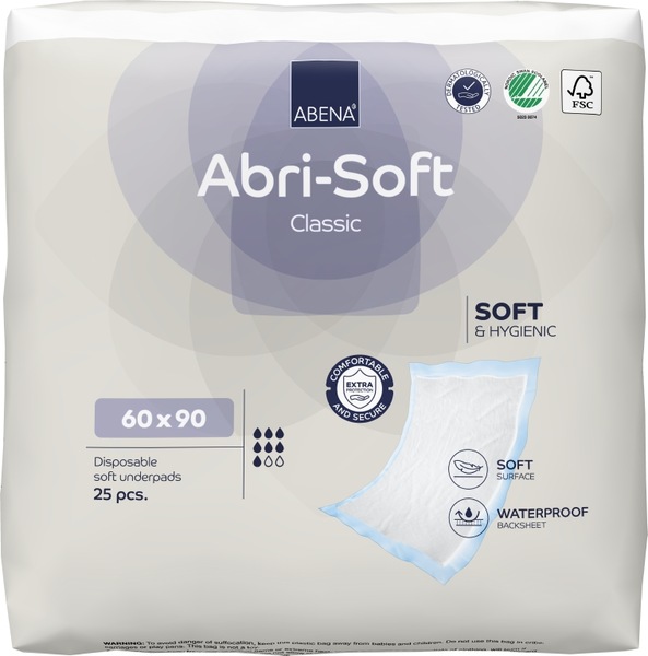 Abri Soft Classic Inkontinenční podložky 60x90 cm 25 ks