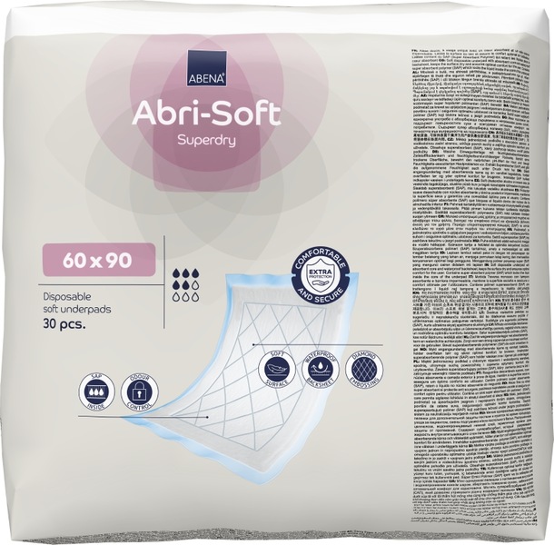 Abri Soft Superdry Inkontinenční podložky 60x90 cm 30 ks