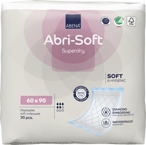 Abri Soft Superdry Inkontinenční podložky 60x90 cm 30 ks Abri Soft Superdry Inkontinenční podložky 60x90 cm 30 ks