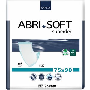 Abri Soft Superdry Inkontinenční podložky s lepítky 75x90 cm 30 ks Abri Soft Superdry Inkontinenční podložky s lepítky 75x90 cm 30 ks