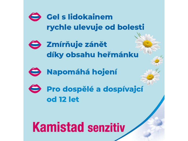 Kamistad Senzitiv orální gel 10 g