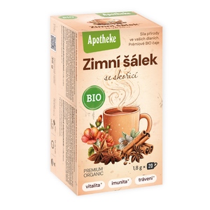 Apotheke BIO Zimní šálek se skořicí nálevové sáčky 20x2 g