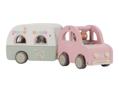 Little Dutch Auto s karavanem dřevěné