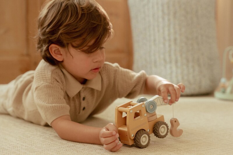 Little Dutch Autojeřáb dřevěný