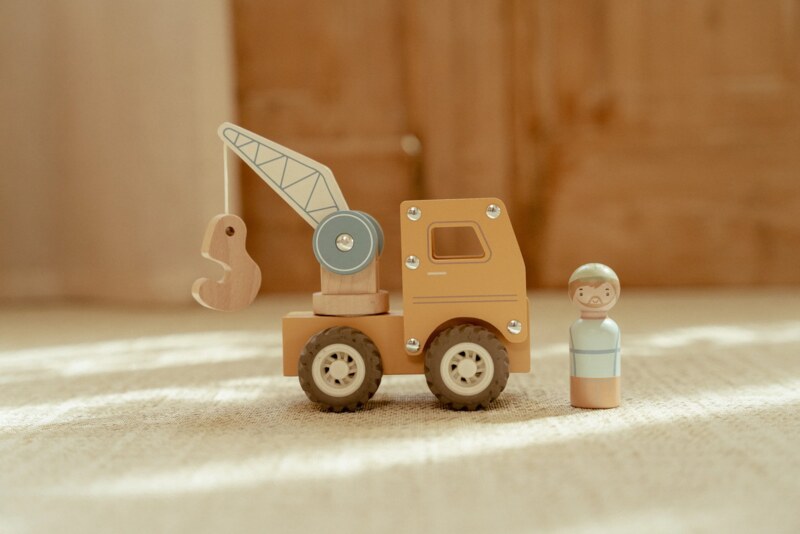 Little Dutch Autojeřáb dřevěný