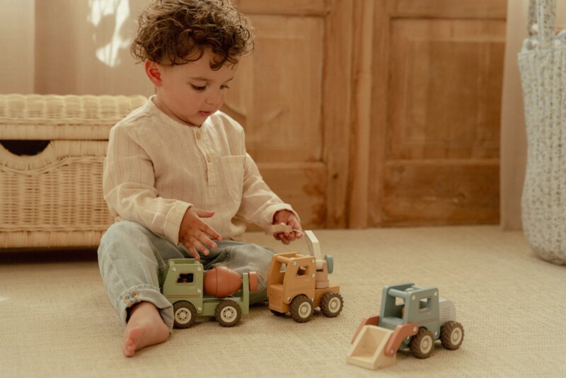 Little Dutch Autojeřáb dřevěný