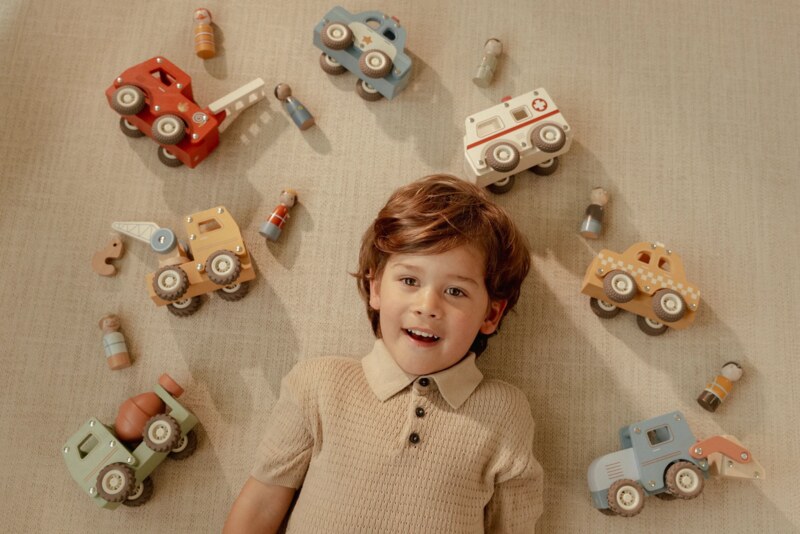 Little Dutch Autojeřáb dřevěný