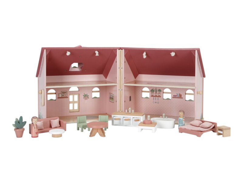 Little Dutch Domeček pro panenky dřevěný přenosný