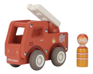 Little Dutch Hasičské auto dřevěné