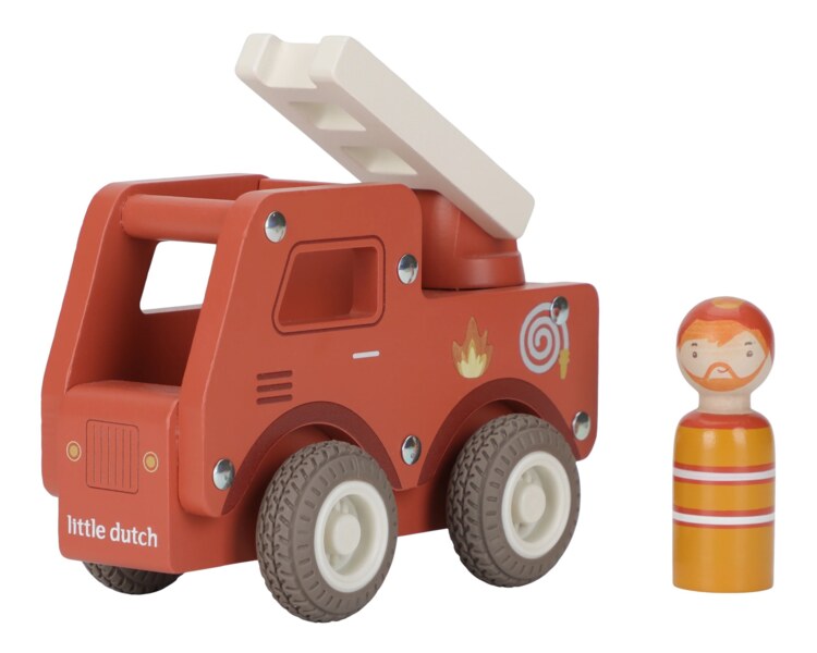 Little Dutch Hasičské auto dřevěné