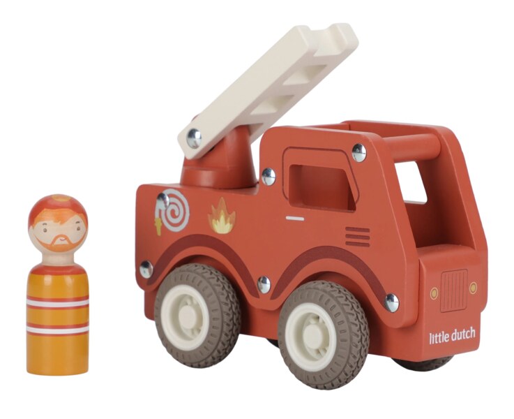 Little Dutch Hasičské auto dřevěné