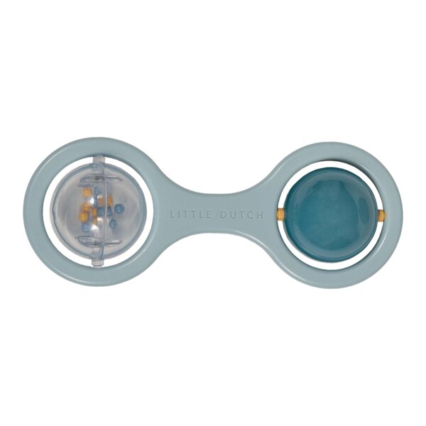 Little Dutch Chrastítko s kuličkami Blue