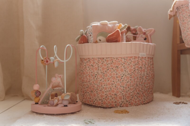 Little Dutch Kostka textilní s aktivitami Fairy Garden