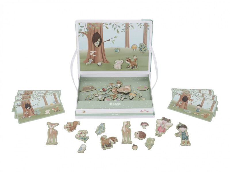 Little Dutch Magnetická hra Forest Friends