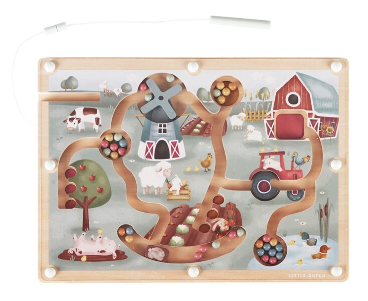 Little Dutch Magnetické bludiště Farma