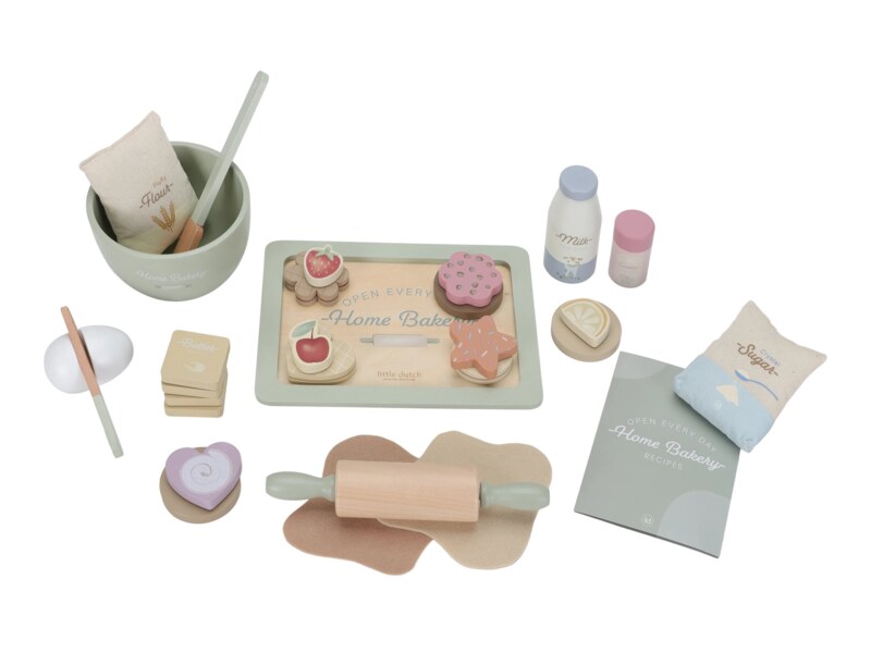 Little Dutch Sada na pečení dřevěná