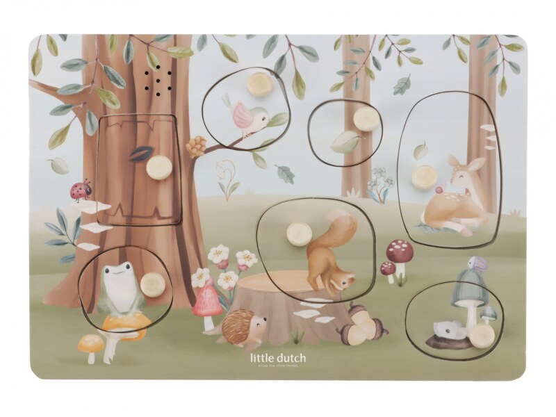 Little Dutch Vkládací puzzle se zvukem Forest Friends Little Dutch Vkládací puzzle se zvukem Forest Friends