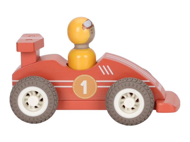 Little Dutch Závodní autíčka na setrvačník dřevěná Little Dutch Závodní autíčka na setrvačník dřevěná