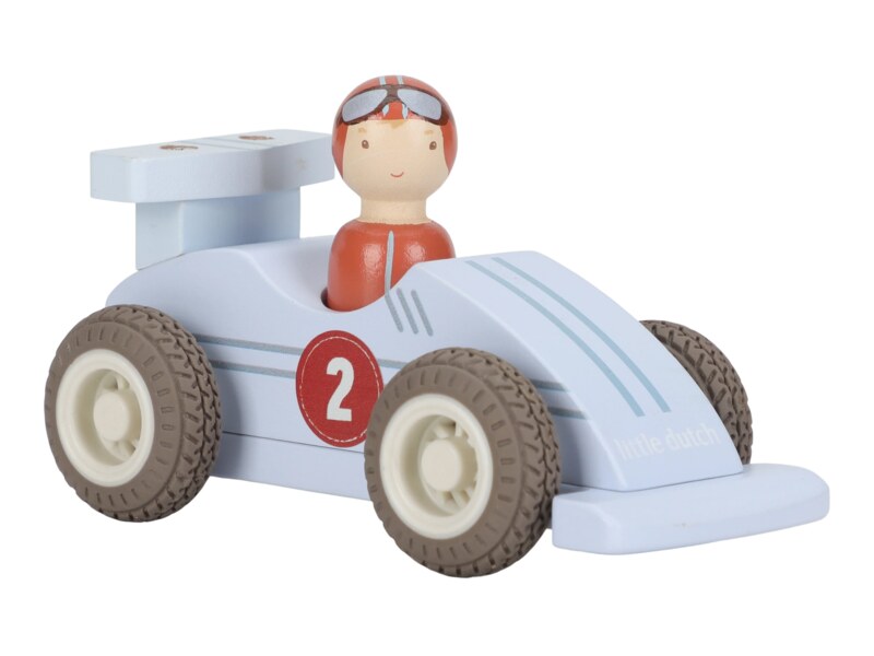 Little Dutch Závodní autíčka na setrvačník dřevěná Little Dutch Závodní autíčka na setrvačník dřevěná