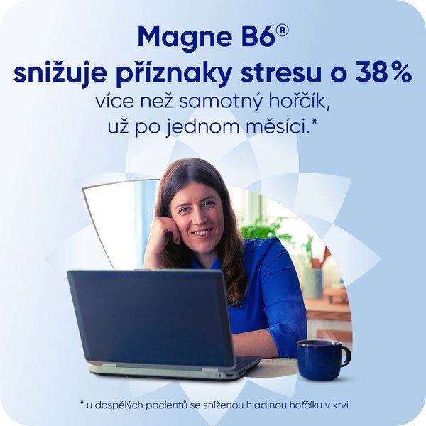 Magne B6 470 mg/5 mg 180 obalených tablet