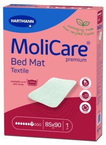 Molicare Bed Mat Inkontinenční podložka textilní se záložkami 7 kapek 75x85 cm 1 ks