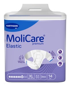 Molicare Elastic Inkontinenční kalhotky zalepovací 8 kapek vel.XL 14 ks