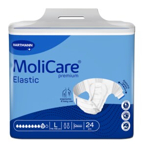 Molicare Elastic Inkontinenční kalhotky zalepovací 9 kapek vel.L 24 ks