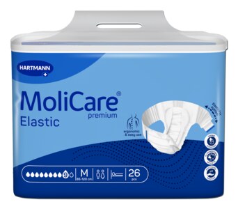 Molicare Elastic Inkontinenční kalhotky zalepovací 9 kapek vel.M 26 ks