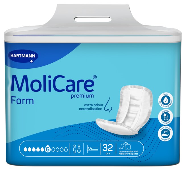 MoliCare Premium Form Inkontinenční vložná plena 6 kapek 32 ks