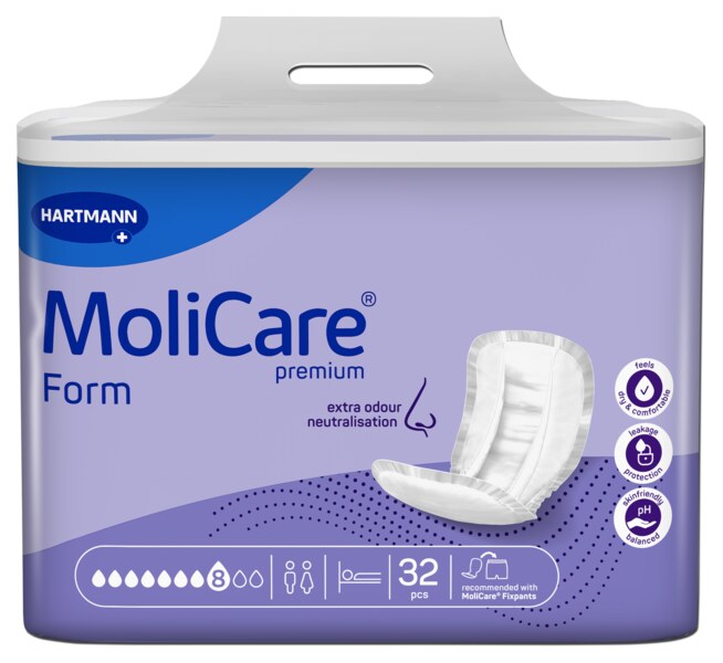 MoliCare Premium Form Inkontinenční vložná plena 8 kapek 32 ks