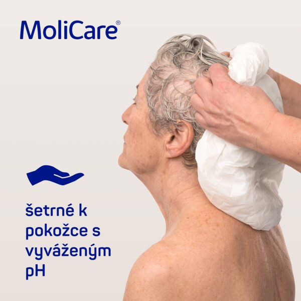 Molicare Skin Čepice na mytí vlasů bez oplachu 1 ks