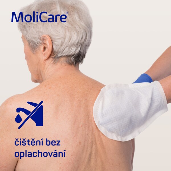 Molicare Skin Napuštěné mycí žínky 8 ks