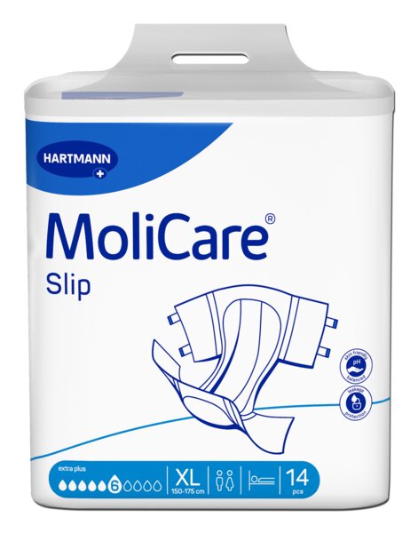 Molicare Slip Inkontinenční kalhotky zalepovací 6 kapek vel.XL 14 ks